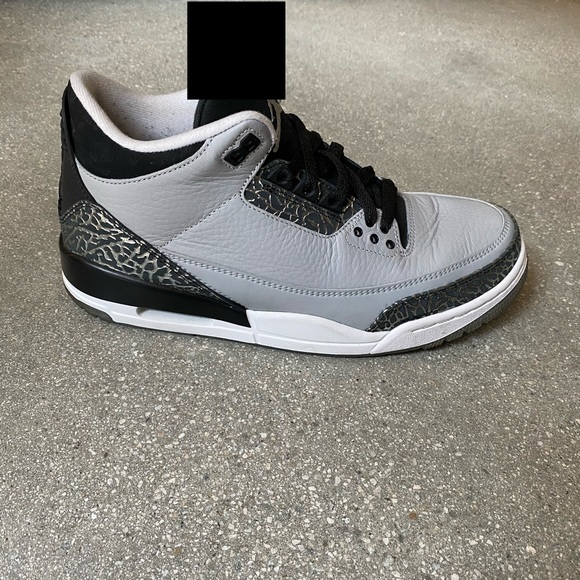 Nike Air Jordan 3 Retro Wolf Grey - Picture 6 of 9